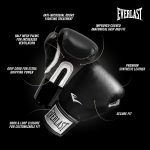 Боксерські рукавиці Everlast PROSTYLE 2 BOXING GLOVE чорний Уні 8 унцій - Зображення 4