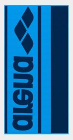Рушник Arena LOGOTYPE JACQUARD TOWEL блакитний, темно-синій Уні 140х50см - Зображення 2