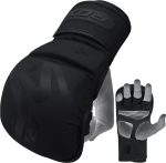 Тренувальні рукавиці RDX GRAPPLING GLOVES SHOOTER T-15 чорний S