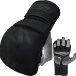 Тренувальні рукавиці RDX GRAPPLING GLOVES SHOOTER T-15 чорний S