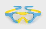 Окуляри-маска для плавання Arena SPIDER KIDS MASK блакитний, жовтий Діт OSFM - Зображення 2