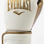 Боксерські рукавиці Everlast POWERLOCK 2R TRAINING GLOVE, білий, золотий, 12 унцій (P00003049)