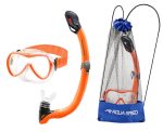 Набір маска і трубка Aqua Speed ALIZE FS + SAMOS 61090 помаранчевий Уні OSFM - Зображення 2