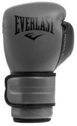 Боксерські рукавиці Everlast POWERLOCK 2R TRAINING GLOVE сірі, чорні, 10 унцій - Зображення 5