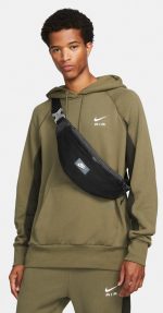 Сумка на пояс Nike NK HERITAGE HIP PACK – TRL 3L чорна, сіра Уні 35x15x5 см - Зображення 6