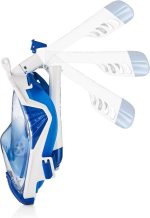 Повнолицьова маска Aqua Speed DRIFT 7086, біла, синя, Уні S/M - Зображення 6