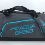 Спортивна сумка Aqua Speed Duffel bag M 60145 35L сірий, блакитний Уні 48x25x29см