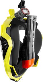 Повнолицьова маска Aqua Speed DRIFT 9936 чорний, жовтий Уні S/M - Зображення 9