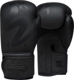Боксерські рукавиці RDX BOXING GLOVES F15 чорний 16 унцій (BGR-F15MB)