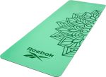 Килимок для йоги Reebok Natural Rubber Yoga Mat зелений, мандала Уні 176 х 61 х 0,4 см - Зображення 2