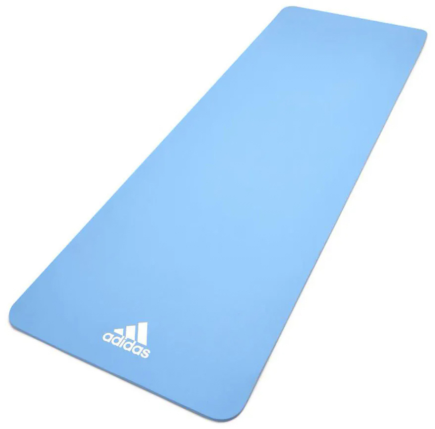 43226966235031_0103d4c885 Килимок для йоги Adidas Yoga Mat, блакитний, універсальний 176 х 61 х 0,8 см - Зображення 1