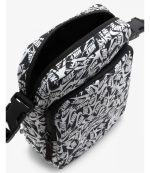 Сумка через плече Nike NK HERITAGE CRSSBDY - ACCS PRN чорний, білий Уні 27 х 6 х 15 см - Зображення 3