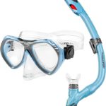 Набір маска і трубка Aqua Speed AURA + EVO 9945 блакитний Діт One Size