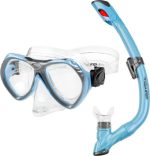 Набір маска і трубка Aqua Speed AURA + EVO 9945 блакитний Діт One Size