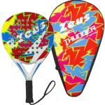 Ракетка для падел тенісу Zeus Racchetta Thunder beginners ne/bi with cover (Z01937)