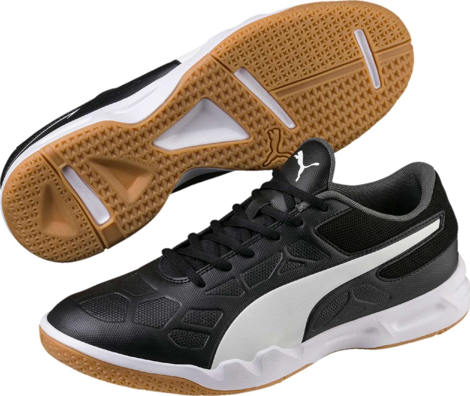 46100701104963_b9f60467b1 Кросівки Puma Tenaz для залу чорний, білий 44 (9,5UK) 28,5 см (104889-01) - Зображення 1