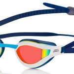Окуляри для плавання Aqua Speed RAPID MIRROR 6988 синій, білий Уні OSFM