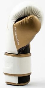 Боксерські рукавиці Everlast POWERLOCK 2R TRAINING GLOVE, білий, золотий, 12 унцій (P00003049) - Зображення 6