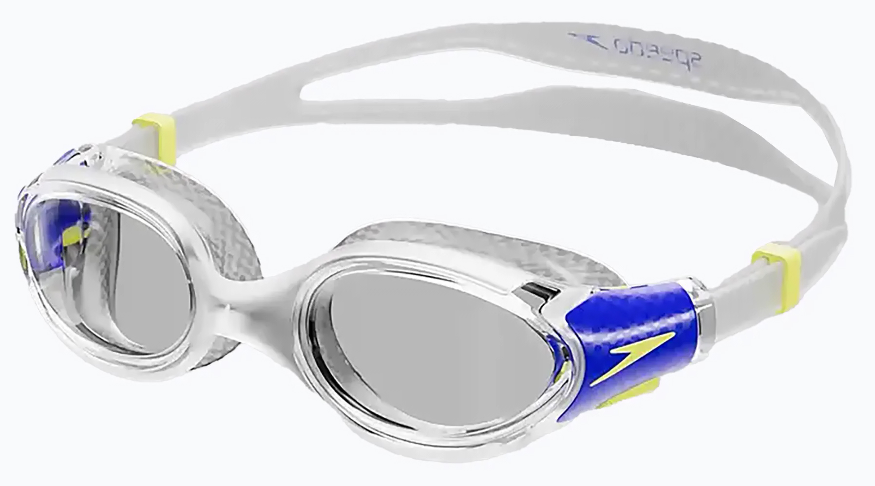 47408771017682_881e46d825 Окуляри для плавання Speedo BIOFUSE 2.0 JU, прозорий, синій, Уні OSFM - Зображення 1