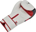 Боксерські рукавиці RDX BOXING GLOVES BGR-F7, білий, червоний, 16 унцій (BGR-F7R) - Зображення 2