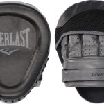 Лапи боксерські Everlast POWERLOCK R FOCUS MITT чорний One Size (P00002746)