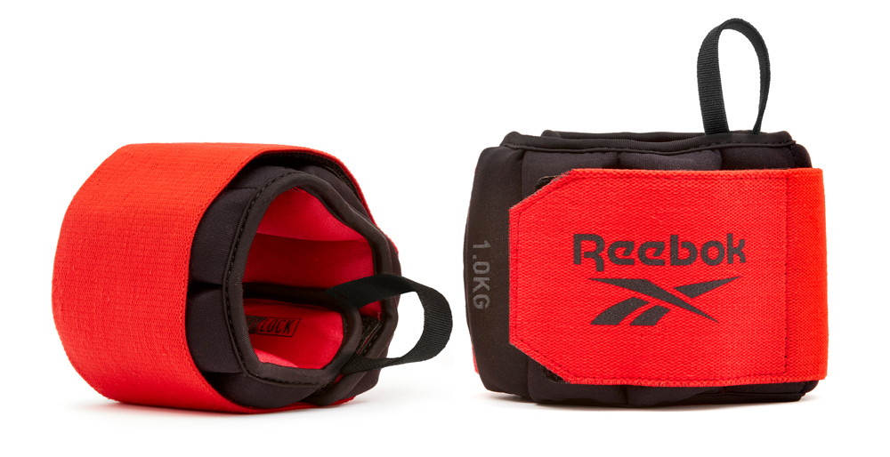 48688609799273_168187336c Обважнювачі для зап'ясть Reebok Flexlock Wrist Weights чорний, червоний Уні 0.5 кг - Зображення 1