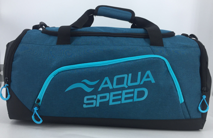 48779492333600_b45d318d26 Спортивна сумка Aqua Speed Duffle bag S 61634 33L чорний, бірюзовий - Зображення 1