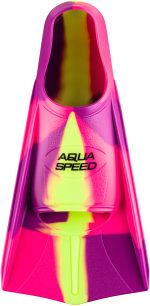 Ласти Aqua Speed TRAINING FINS 7933 рожеві, фіолетові, жовті Уні 37-38 - Зображення 2