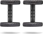 Ролики для пресу Adidas Core Rollers чорний One Size - Зображення 2