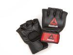 Рукавички для тренінгу Reebok MMA Gloves Leather чорний, червоний XL (RSCB-10340RDBK)