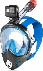 Повнолицьова маска Aqua Speed BRIZO 8739 синій S/M (227-01) - Зображення 5