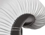 Боксерські рукавиці Reebok Combat Leather Boxing Gloves чорний, білий 10 унцій (RSCB-10010WH-10) - Зображення 3