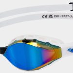 Окуляри для плавання Arena AIR SONIC MIRROR синій, білий One Size