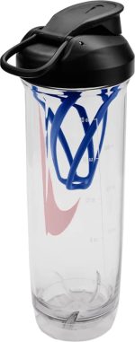 Пляшка Nike TR RECHARGE SHAKER BOTTLE 2.0 24 OZ синій, червоний, чорний 709 мл (N.101.0724.945.24) - Зображення 2