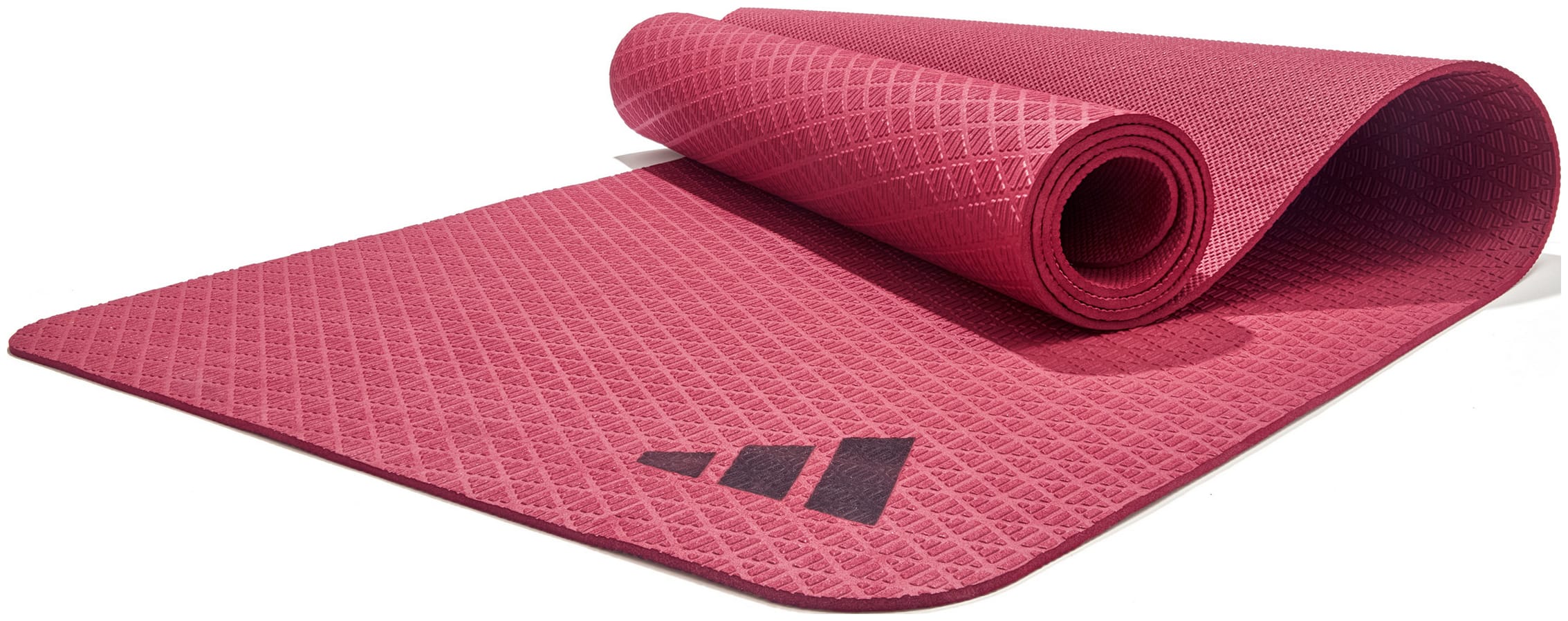 52236827322029_3995c73448 Килимок для йоги Adidas Yoga Mat бордовий 176 х 61 х 0,4 см - Зображення 1