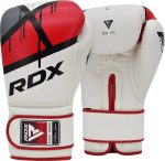Боксерські рукавиці RDX BOXING GLOVES BGR-F7 білий, червоний 8 унцій (BGR-F7R)