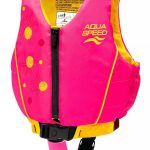 Жилет для плавання Aqua Speed Swim Star 61130, малиновий та жовтий, для дітей 15-19 кг