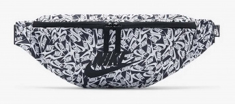 53874203045419_7fc8054de3 Сумка на пояс Nike NK HERITAGE WAISTPCK - ACCS PR білий, чорний Уні 10 x 41 x 15 см - Зображення 1