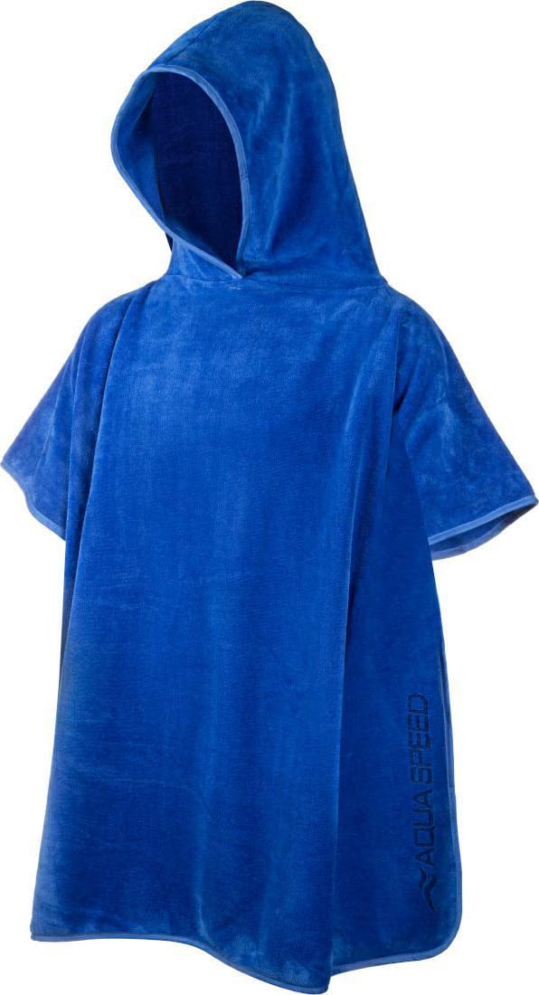 54365195743946_d2e3f9aa0d Рушник-пончо AQUA Speed KID'S PONCHO 61497 темно-синій 80х160 см - Зображення 1
