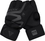 Тренувальні рукавиці RDX GRAPPLING GLOVES NEOPRENE T15 чорний M (GGN-T15MB) - Зображення 7
