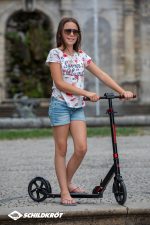 Міський самокат Schildkröt City Scooter Street Master 200mm Чорно-червоний Макс: 100 кг - Зображення 2