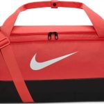 Спортивна сумка Nike NK BRSLA S DUFF – 9.5 41L червоний, чорний Уні 51 x 28 х 28 см (DM3976-814)