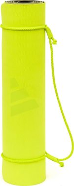 Килимок для йоги Adidas Double Sided Yoga Mat жовтий, сірий 176 х 61 х 0,6 см (ADYG-10400BLY-NL) - Зображення 7