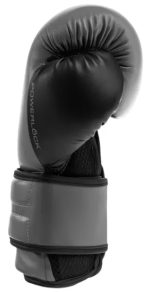 Боксерські рукавиці Everlast POWERLOCK 2R TRAINING GLOVE, сірі/чорні, 12 унцій - Зображення 4