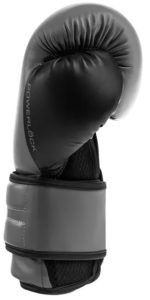 Боксерські рукавиці Everlast POWERLOCK 2R TRAINING GLOVE сірі, чорні, 10 унцій - Зображення 3