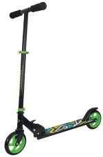 Міський самокат Schildkröt City Scooter RunAbout 145mm Black/Green Чорно-зелений Уні Max:60 кг - Зображення 2