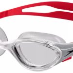 Окуляри для плавання Speedo BIOFUSE 2.0 прозорий, червоний Уні OSFM
