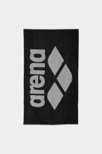 Рушник Arena POOL SOFT TOWEL чорний-сірий Уні 90×150 см