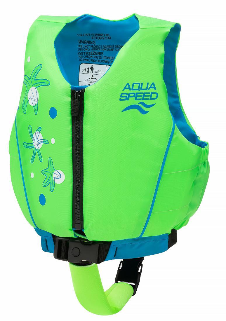 59309811855790_9b4bee5e60 Жилет для плавання Aqua Speed Swim Star 61133 бірюзовий, салатовий для дітей 19-30 кг - Зображення 1