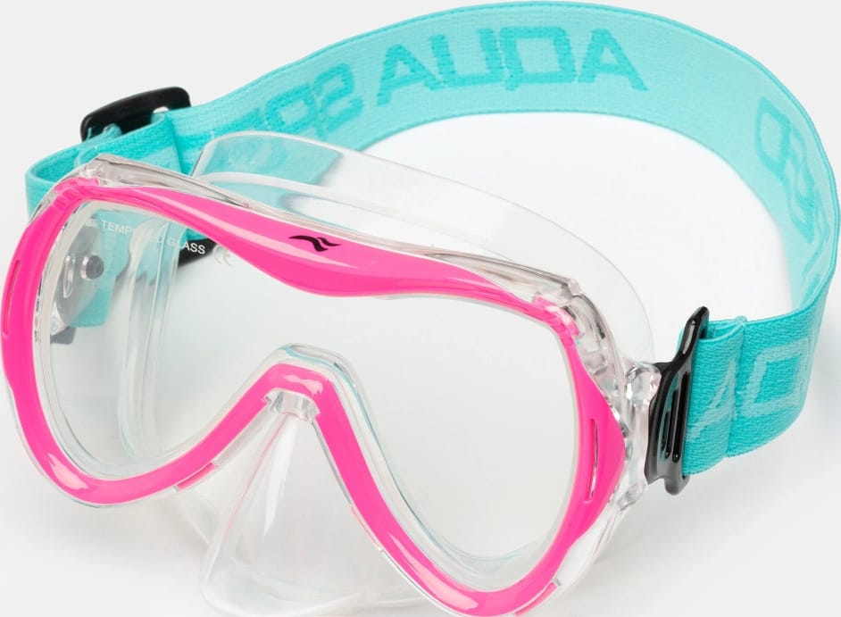 59439803823447_b5d4ce85e9 Дитяча маска для дайвінгу Aqua Speed ALIZE FS 62933 рожевий, блакитний One Size - Зображення 1